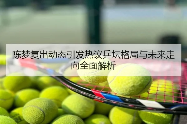 陈梦复出动态引发热议乒坛格局与未来走向全面解析